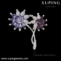 00048-xuping moda prata esterlina cor cristais de Swarovski, bom broche para convites de casamento